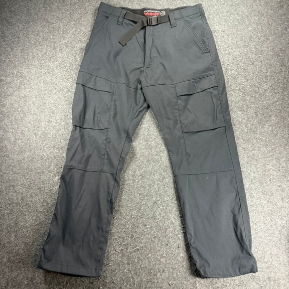 Wrangler ATG All Terrain Gear Mens Black Nylon Blend Cargo Pants 34x30 - Picture 1 of 8